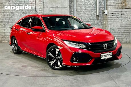 Red 2017 Honda Civic Hatchback Rs
