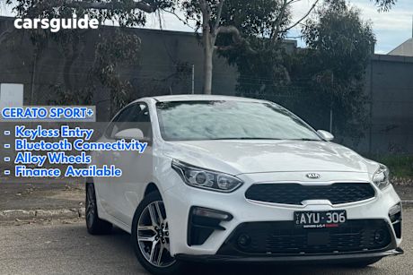 White 2018 Kia Cerato Hatchback Sport+ Safety Pack