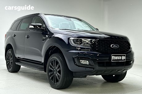 Blue 2021 Ford Everest Wagon Sport (4Wd)