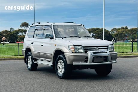 White 1998 Toyota Landcruiser Prado SUV TX