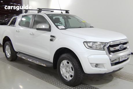 White 2017 Ford Ranger Dual Cab Utility Xlt 3.2 (4X4)