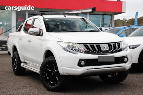 White 2018 Mitsubishi Triton Dual Cab Utility Gls (4X4)