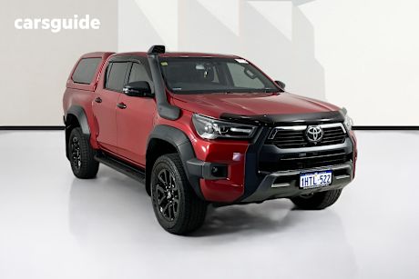 Red 2022 Toyota Hilux Double Cab Pick Up Rogue (4X4)