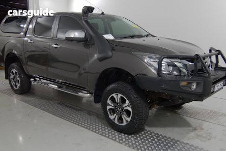 Grey 2016 Mazda BT-50 Dual Cab Utility Gt (4X4)