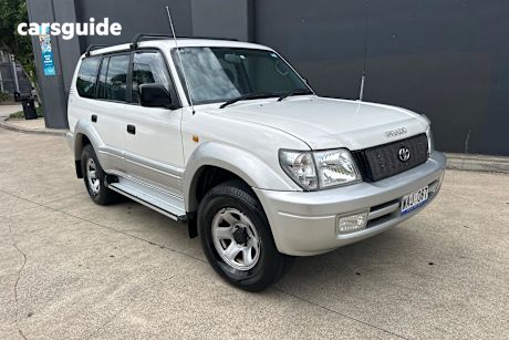 White 2001 Toyota Landcruiser Prado SUV GXL 4X4