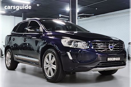 Blue 2016 Volvo XC60 Wagon T5 Luxury