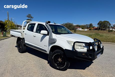 White 2012 Holden Colorado Ute Tray LX (4X4) RG