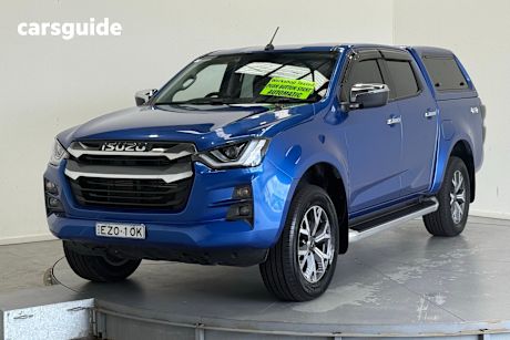 Blue 2023 Isuzu D-MAX Crew Cab Utility Ls-U (4X4)
