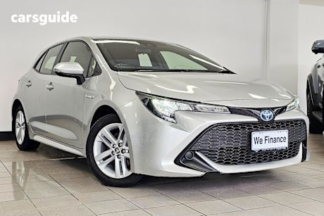 Silver 2019 Toyota Corolla Hatchback Ascent Sport (Hybrid)