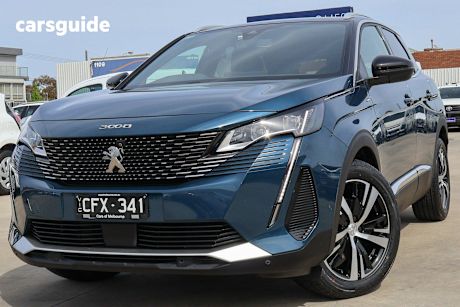 Blue 2023 Peugeot 3008 Hatch GT F