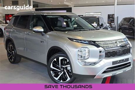 Silver 2025 Mitsubishi Outlander Wagon Phev Aspire 5 Seat (Awd)