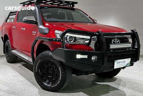 Red 2019 Toyota Hilux Double Cab Pick Up Sr5 (4X4)