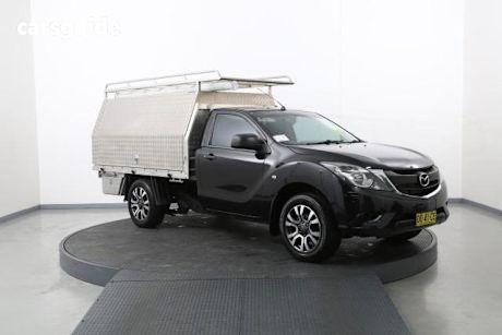 Black 2017 Mazda BT-50 Cab Chassis Xt (4X2)