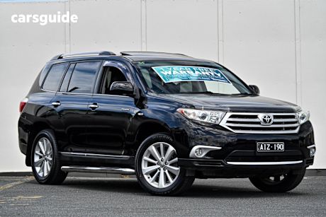 Black 2011 Toyota Kluger Wagon Grande (4X4)