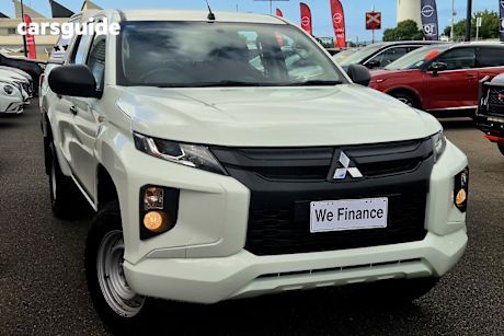 White 2021 Mitsubishi Triton Double Cab Pick Up Glx (4X4)