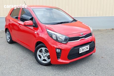 Red 2019 Kia Picanto Hatchback S