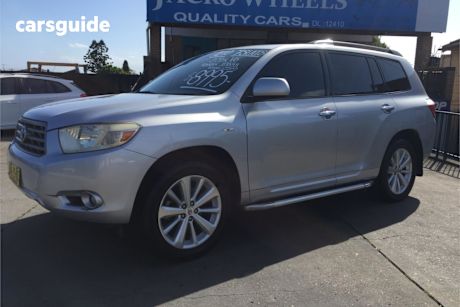 Silver 2009 Toyota Kluger Wagon Altitude (Fwd)