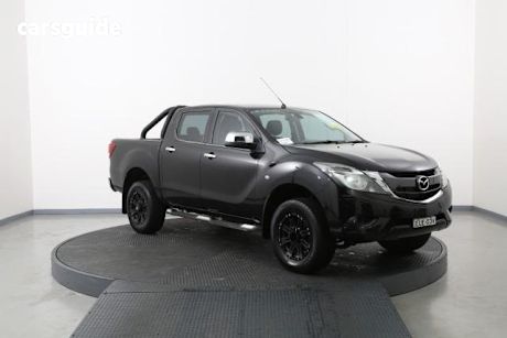 Black 2016 Mazda BT-50 Dual Cab Utility Xtr (4X2)