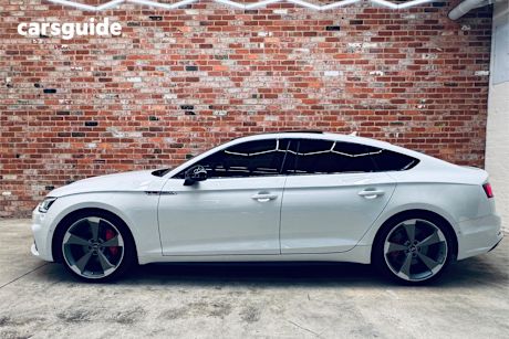 White 2019 Audi A5 Sportback 45 Tfsi Quattro S Tronic Sport