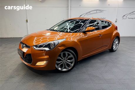 Orange 2012 Hyundai Veloster Coupe