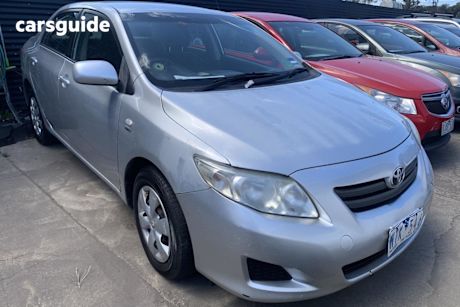 Silver 2008 Toyota Corolla Sedan Ascent