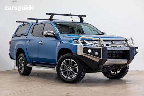Blue 2020 Mitsubishi Triton Ute Tray GLS 4X4