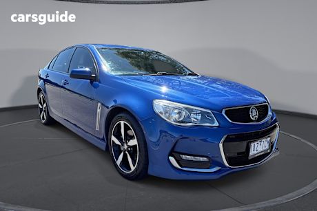 Blue 2017 Holden Commodore Sedan Sv6