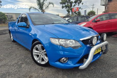 Blue 2009 Ford Falcon Utility Xr8