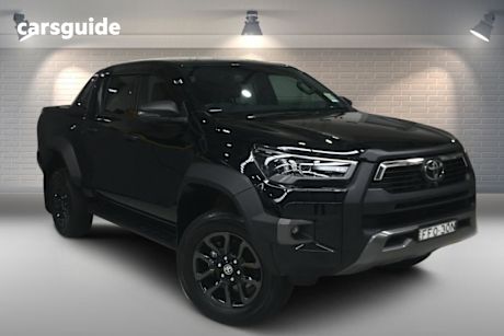 Black 2023 Toyota Hilux Double Cab Pick Up Rogue (4X4)