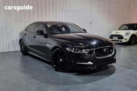 Black 2015 Jaguar XE Sedan 25T R-Sport