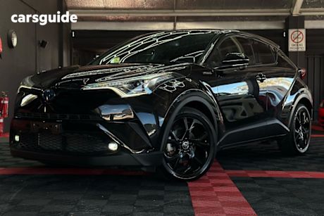 Black 2019 Toyota C-HR SUV G MODE NERO HYBRID (ZYX10) 4DR WAGON 7SP CVT 1.8I