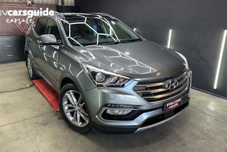 Silver 2015 Hyundai Santa FE Wagon Highlander Crdi (4X4)