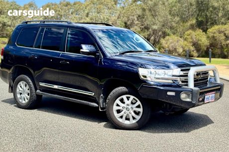 Blue 2017 Toyota Landcruiser Wagon Sahara (4X4)