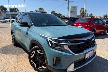 Blue 2024 Kia Seltos Wagon Gt-Line (Awd) (Two-Tone)