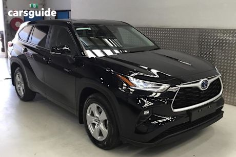 Black 2023 Toyota Kluger Wagon Gx Hybrid Awd