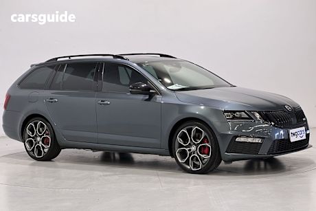 Grey 2020 Skoda Octavia Wagon Rs