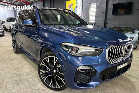 Blue 2020 BMW X5 SUV XDRIVE30D M SPORT 4X4