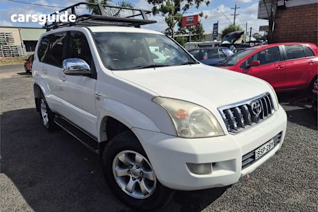 White 2007 Toyota Landcruiser Prado Wagon Gxl (4X4)