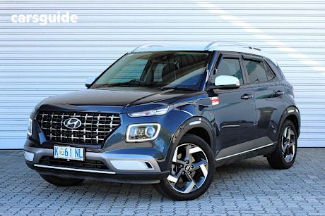 Blue 2022 Hyundai Venue SUV ELITE F