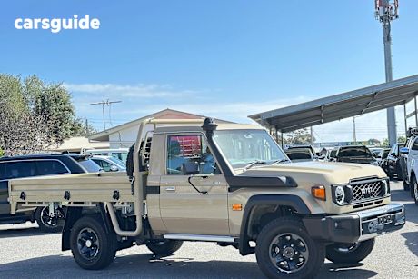 Brown 2025 Toyota Landcruiser Cab Chassis Lc79 Gxl + Diff Locks