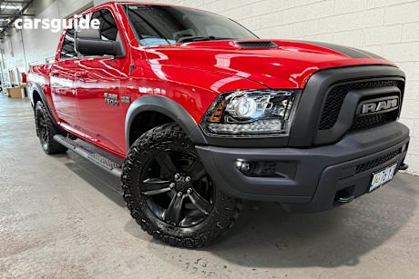 Red 2021 Ram 1500 Crew Cab Utility Warlock Rambox