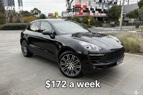 Black 2015 Porsche Macan Wagon S Diesel