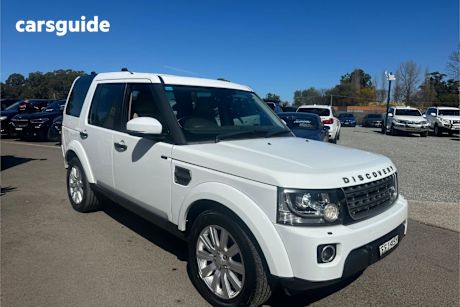 White 2015 Land Rover Discovery 4 Wagon 3.0 Tdv6
