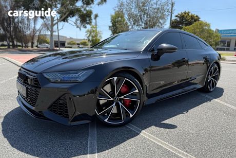 Black 2020 Audi RS7 Sportback 4.0 Tfsi Quattro Mhev