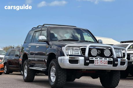 Blue 2000 Toyota Landcruiser Wagon Gxl (4X4)