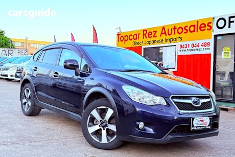 Blue 2013 Subaru XV Wagon Eyesight Hybrid 2.0I (Hybrid)