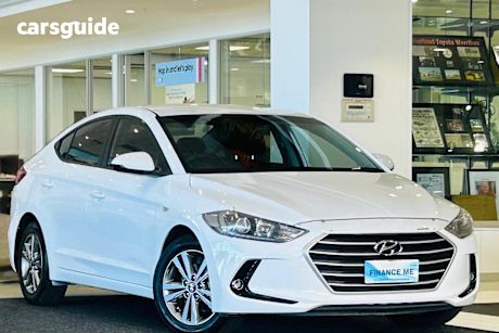 White 2018 Hyundai Elantra Sedan Active 2.0 Mpi