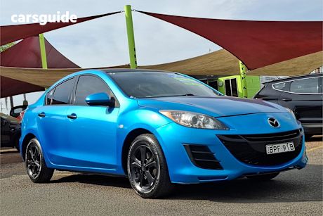 Blue 2010 Mazda 3 Sedan Neo