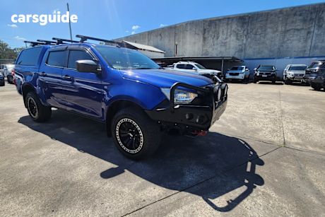 Blue 2021 Isuzu D-MAX Crew Cab Utility Sx (4X2)