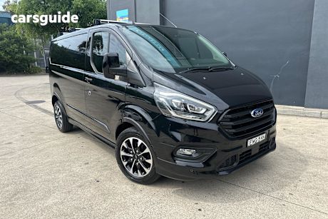 Black 2020 Ford Transit Custom Van 320S Sport (Swb)